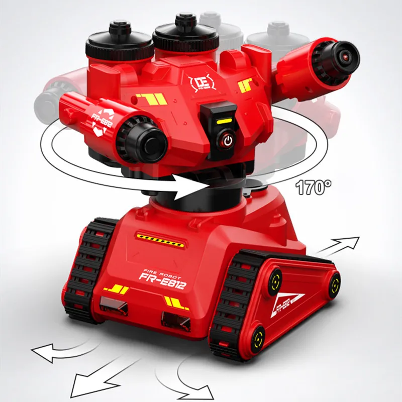 Intelligent Early Education Toy 2.4G Remote Control Robot Mobile App Fire Fighting Water Spray RC for Boy Kid | Игрушки и хобби