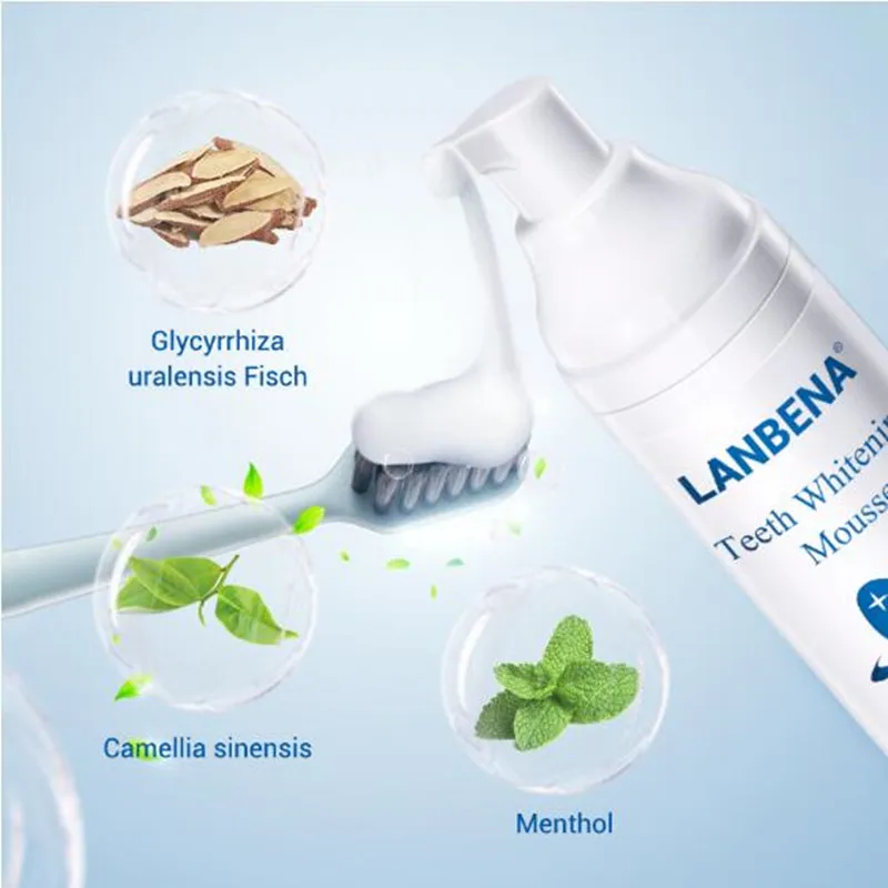 Отбеливатель зубов LANBENA мусс для отбеливания инструмент чистки гигиена полости