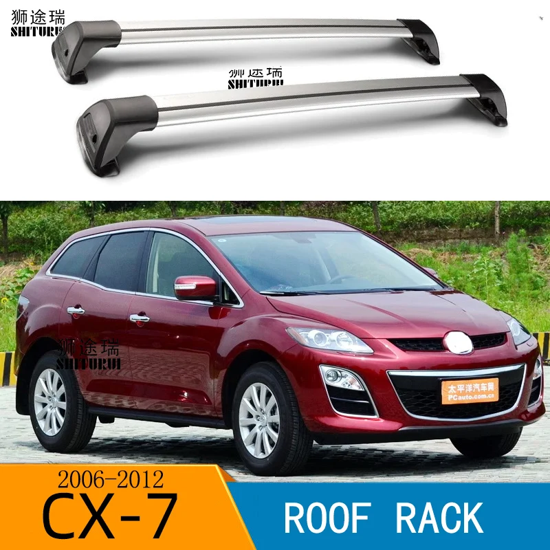Багажник на крышу автомобиля для MAZDA CX-7 5-dr SUV 2007-2012 из алюминиевого сплава со