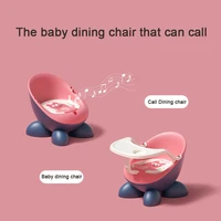 baby heightened dining chair multi purpose fashion cute stool learning chair childrens eating seat with dinner plate for 1 5 y