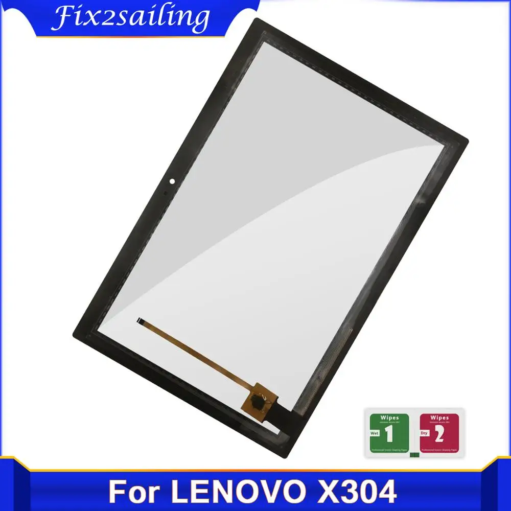 Фото Новая сенсорная панель для Lenovo Tab 4 TB-X304L TB-X304F TB-X304N, сенсорный экран, дигитайзер, передний датчик, Стеклянные запасные части №1