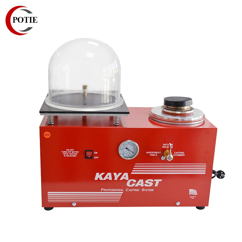 220V 2L Capacity Metal Melting Machine Digital Vacuum Casting Equipment for Gold Silver Alloy Refining Jewelry Making Device