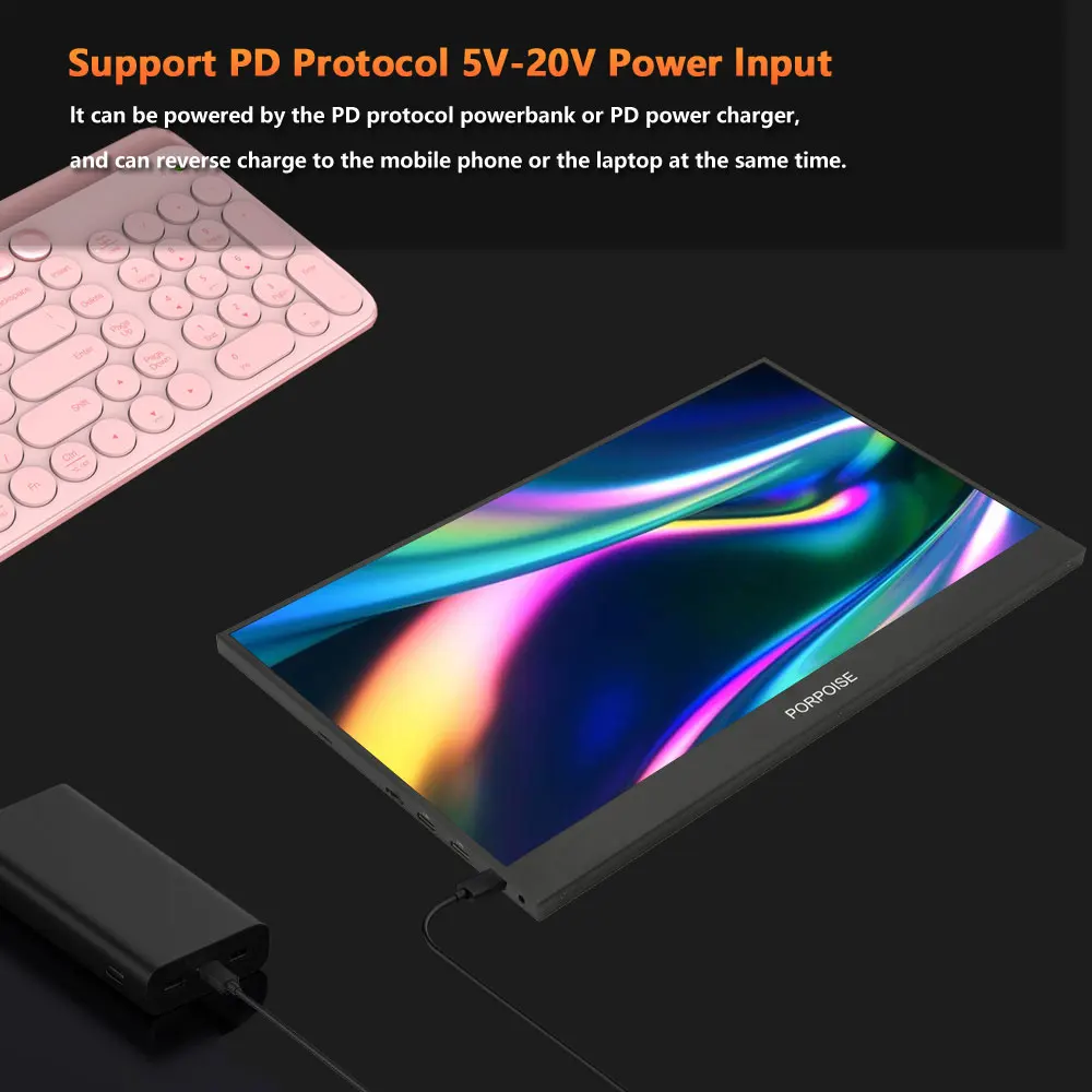 портативный монитор porpoise 173 дюйм