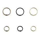 10 шт., металлические кольца с отрывными листами для скрапбукинга