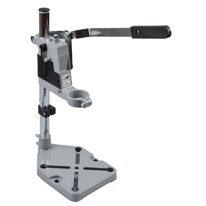 

90 Degree Rotation Hand Drill Stand Base Design Easy Installation Mini Electric Drill Bracket Auxiliary Bracket