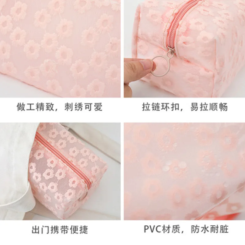 

Косметичка 2021 продвинутая сетчатая красная Ins портативная продукция для ухода за кожей маленькая коробка для хранения губной помады для же...