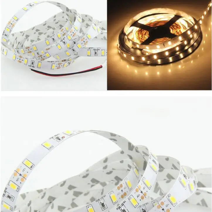 Суперъяркие светодиодные ленты 5630 SMD, не являются водонепроницасветодиодный ыми светодиодными лентами 300 Led s 5m 12 в 60LED/m светодиодный ные лампы белого/теплого белого/синего/Красного/зеленого цвета
