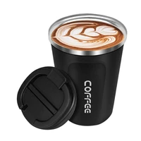 travel office car stainless steel thermal vacuum coffee mug milk cup with lid