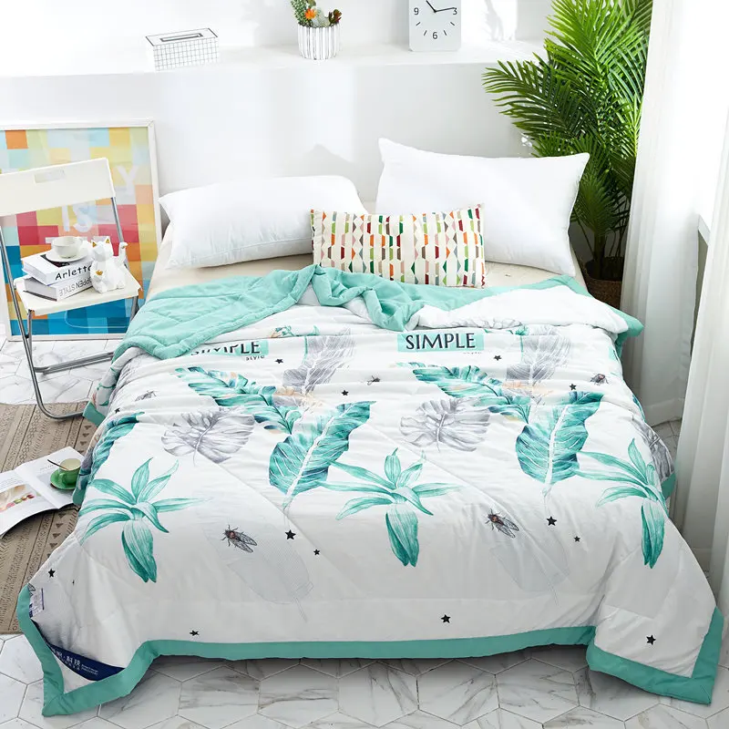 Popular summer washed cotton quilt quilted air conditioning quilt cool quilt thin quilt