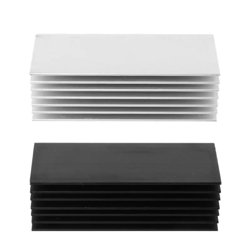 1Set Aluminum Heatsink Cooling Thermal Pad Radiator Cooler For NVME M.2 NGFF SSD Solid State Hard Drive Disk |