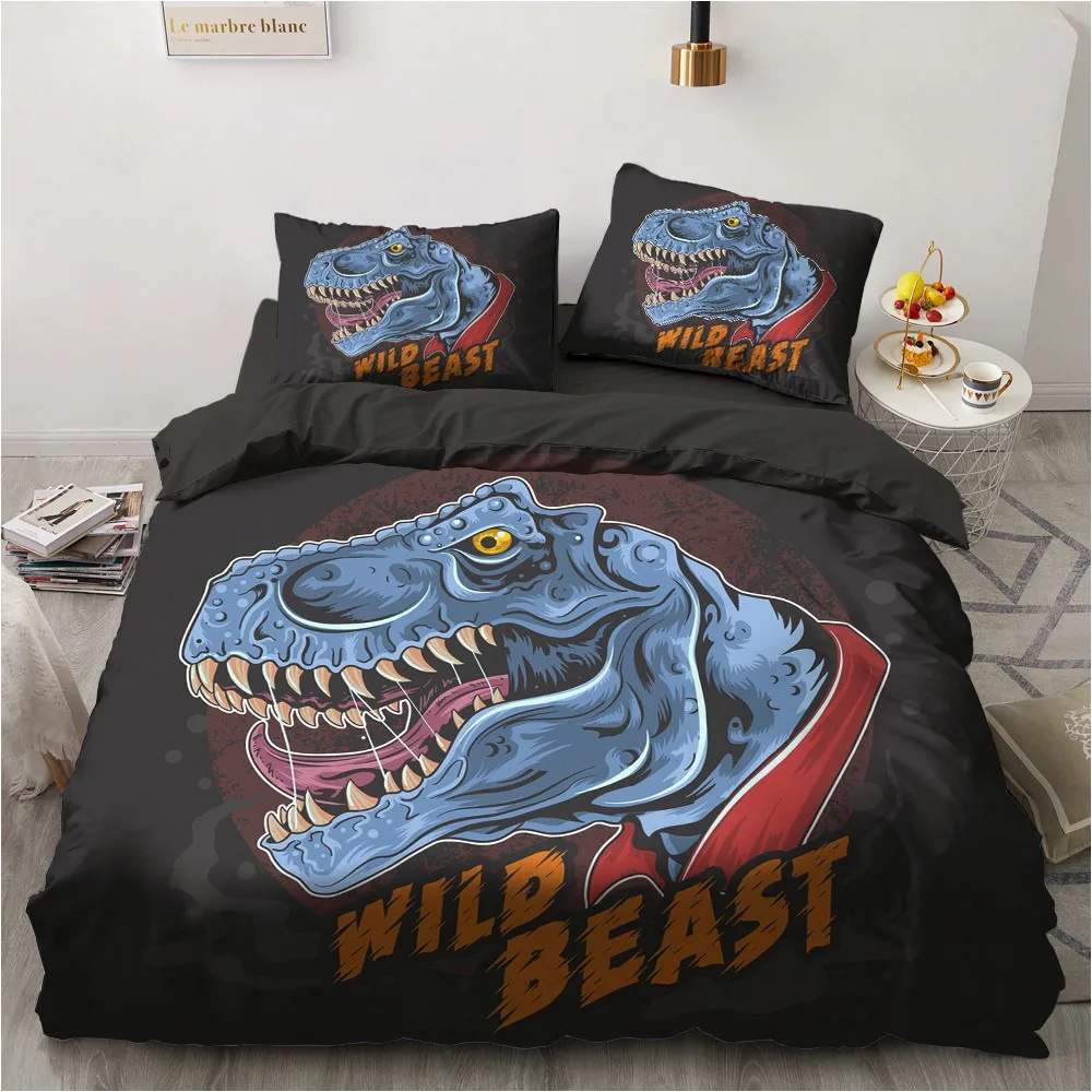 

Animal Comforther Cases 3D Custom Design Black Duvet Cover Sets Pillow Covers Full King Queen Super King Twin Size Home Textile