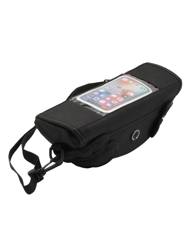 

Motorcycle Front Handlebar Storage Bag Universal Waterproof Front Fork Pouch Electric Car Bicycle Handlebar Bag Capacity