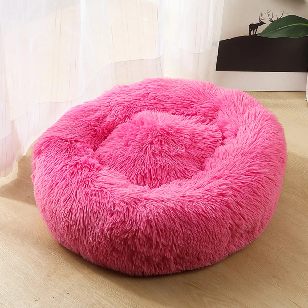 Кровать для питомца длинная плюшевая ортопедическая кровать собаки удобная