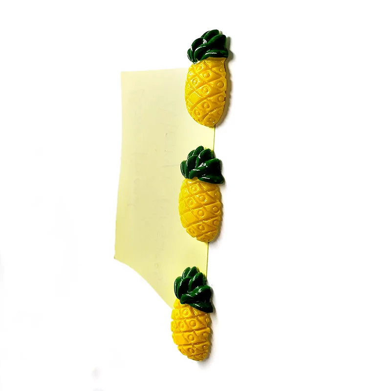 10 шт. магниты на холодильник с ананасом мультяшная модель наклейки доску