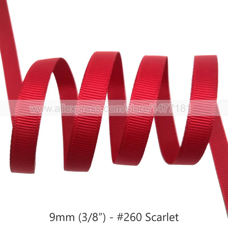 260 Scarlet 20 ярдов) 3/" 9 мм корсажная лента белого, черного, розового, красного, зеленого, фиолетового цветов корсажная лента полиэстер лента для рукоделия - Цвет: 260 Scarlet