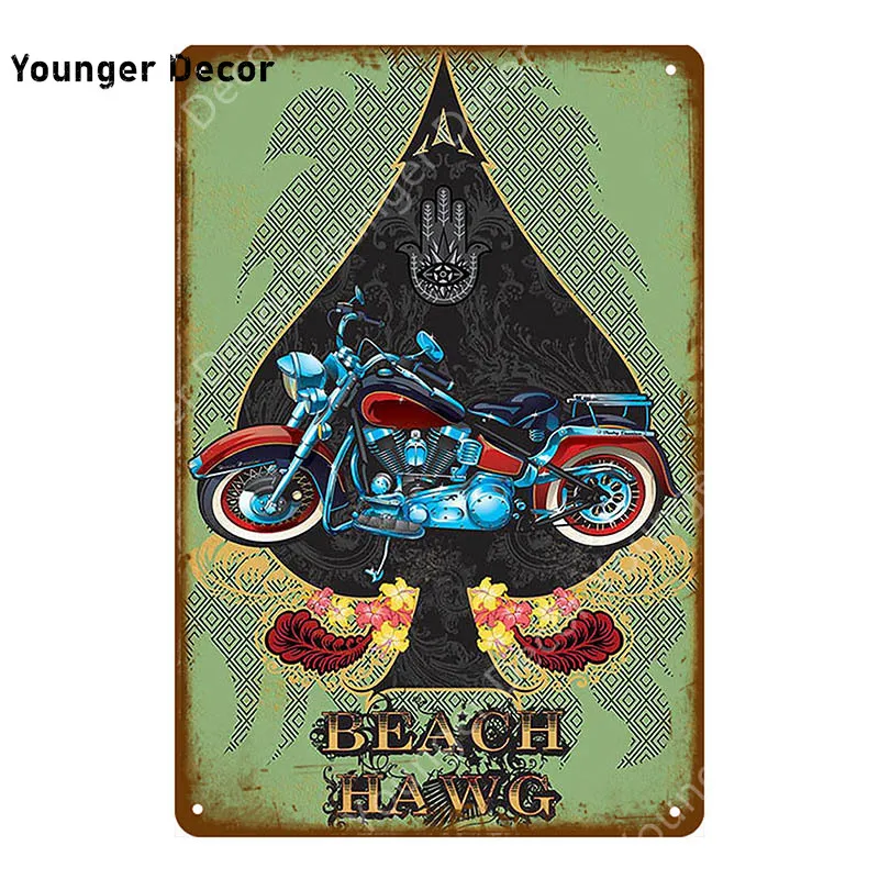 Американская Англия классика мотоциклы винтажные металлические знаки плакат на