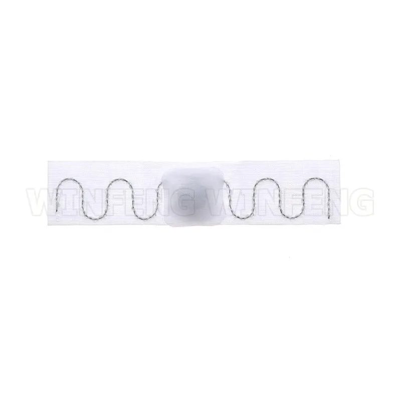 High Temperature EPC C1 G2 860-960MHz Washable Woven Fabric Textile RFID UHF Laundry Label Tag U Code Chips For Apparel Tracking |