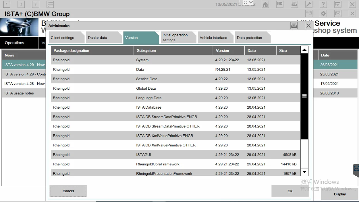 

2021 for bmw icom a2 bcd and laptop x200t newest software Rheingold ISTA v2021-06 expert mode ssd ready to use multi language