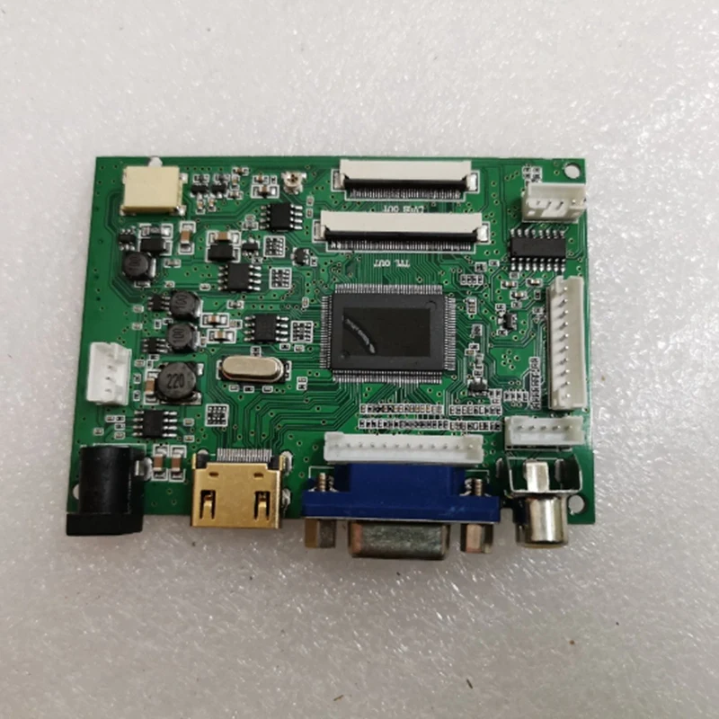 

HDMI+VGA+ 2AV+Audio 40Pin 50Pin LCD Driver Controller Board Kit for Panel CLAA070ND02/EJ070NA02/AT070TNA2 V.1 1024X600