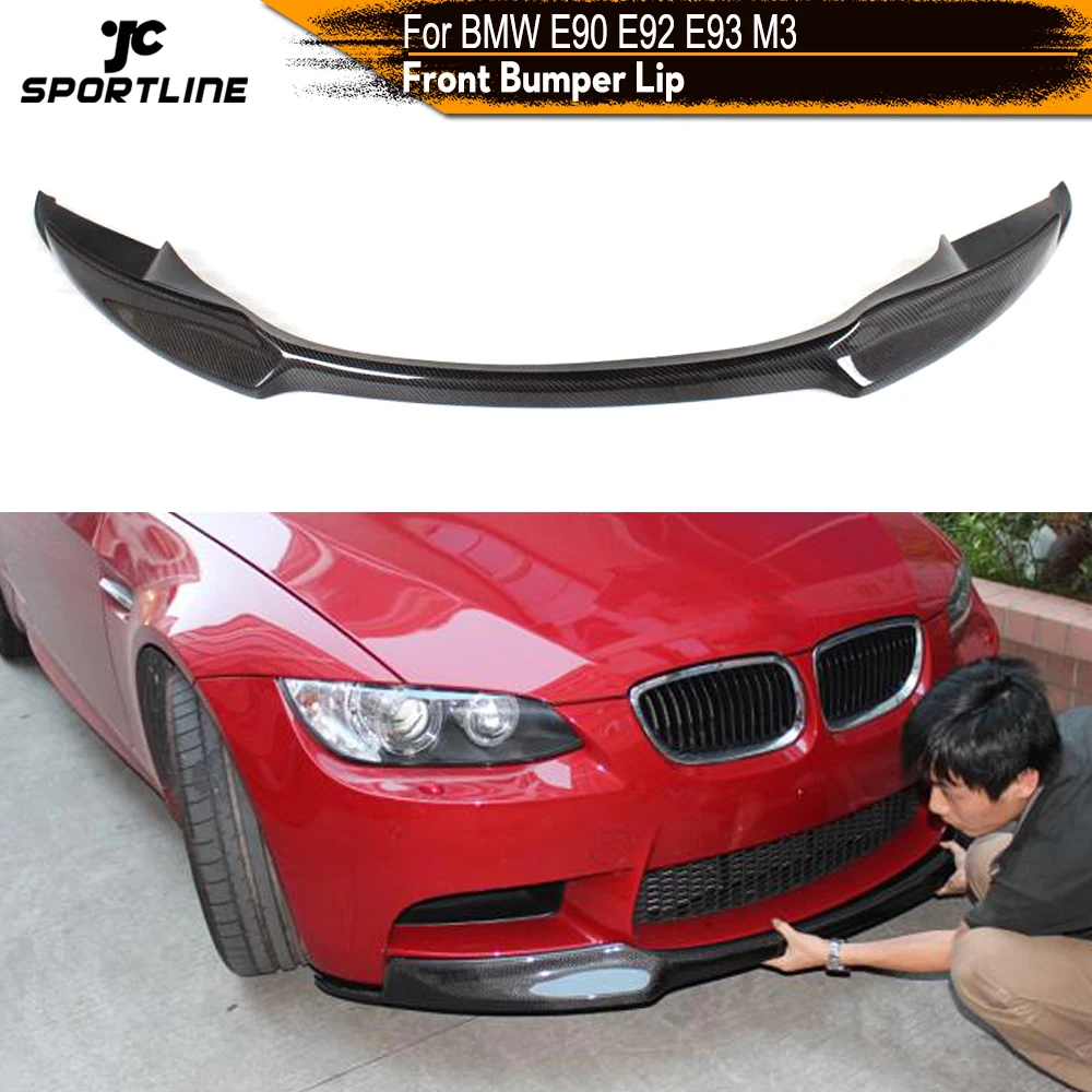 

Carbon Fiber / FRP Car Front Bumper Lip Spoiler Splitters for BMW E90 E92 E93 M3 Sedan Coupe Convertible Cabriolet 2007 - 2013