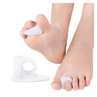 2pcs 1pair white hallux valgus soft silicone gel hot sale toe separator bunion spacers thumb corrector foot care tool