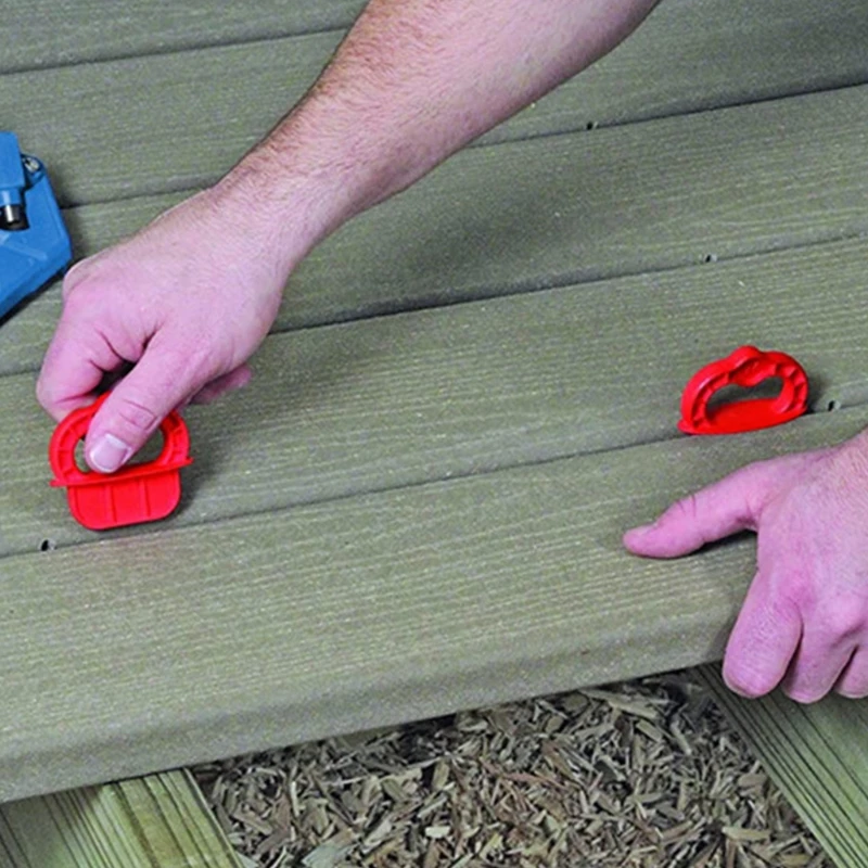 

12pcs Deck Jig Spacer Rings Marking Home Durable Distance Measure 1/4" Spacing