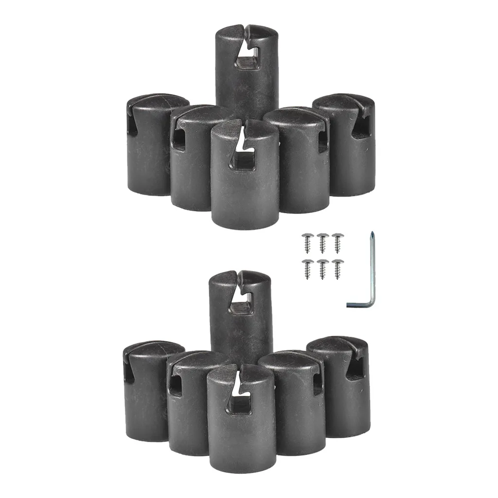 

Durable ABS Trampoline Enclosure Pole Caps End Protector Parts Caps Screws