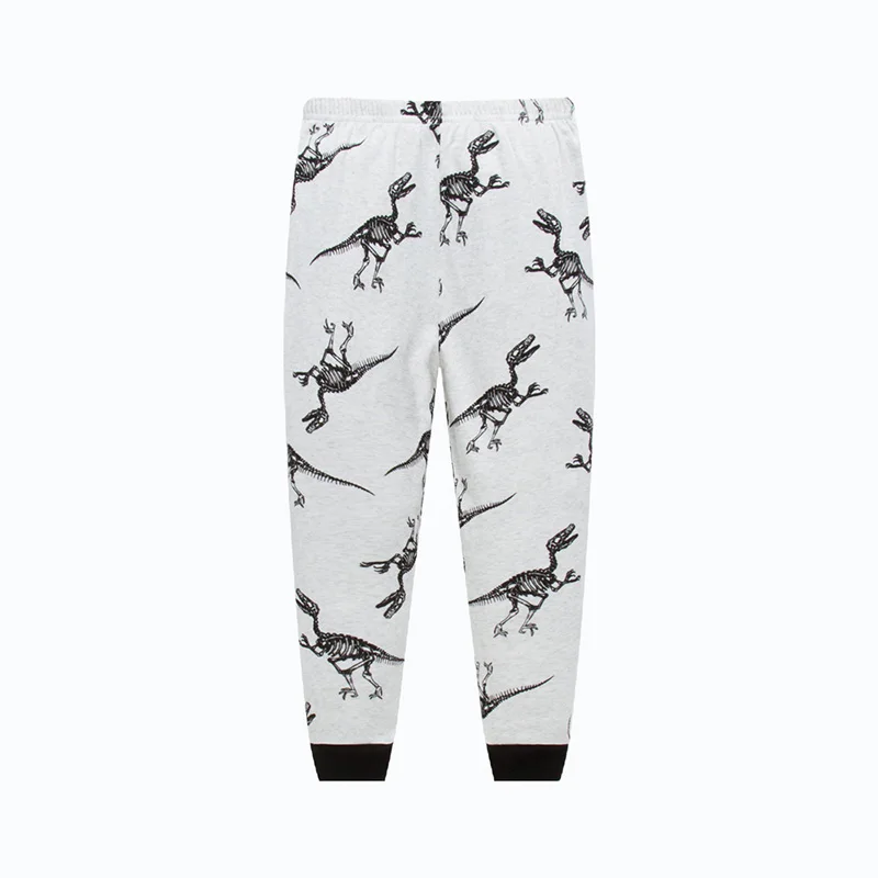 Новая детская одежда для сна с длинными рукавами детские пижамные комплекты