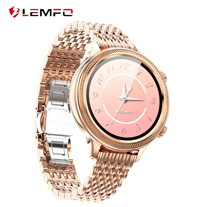 Фото Смарт часы LEMFO LT06 женские/мужские с круглым экраном 2020 дюйма|Смарт-часы| |