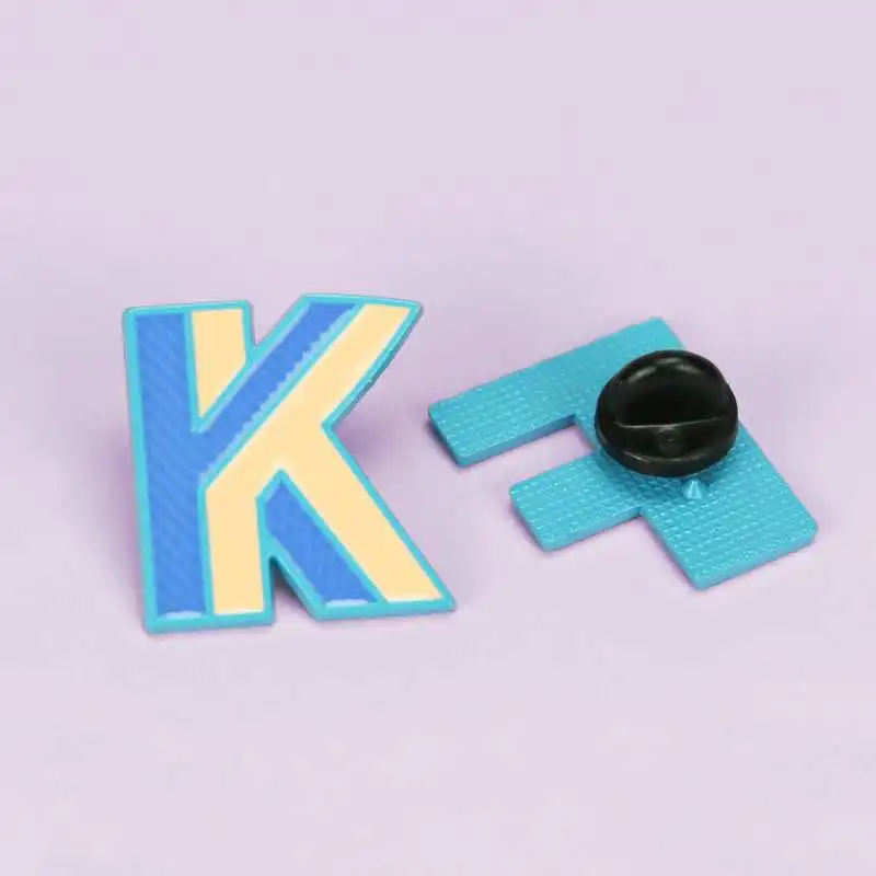 Креативная металлическая мультяшная цветная буква 26 брошь сделай сам с дизайном