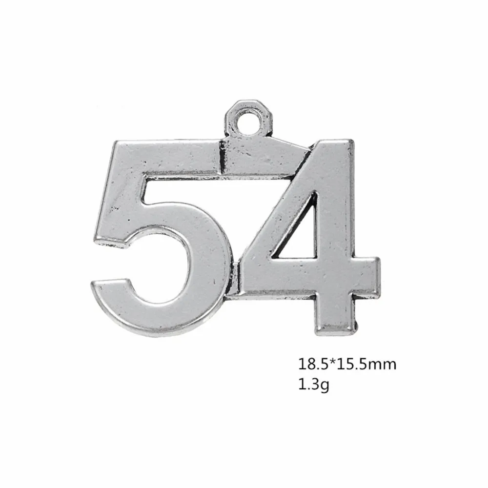 Подвеска LIKGREAT с маленькими цифрами для ожерелья браслета дня рождения памяти