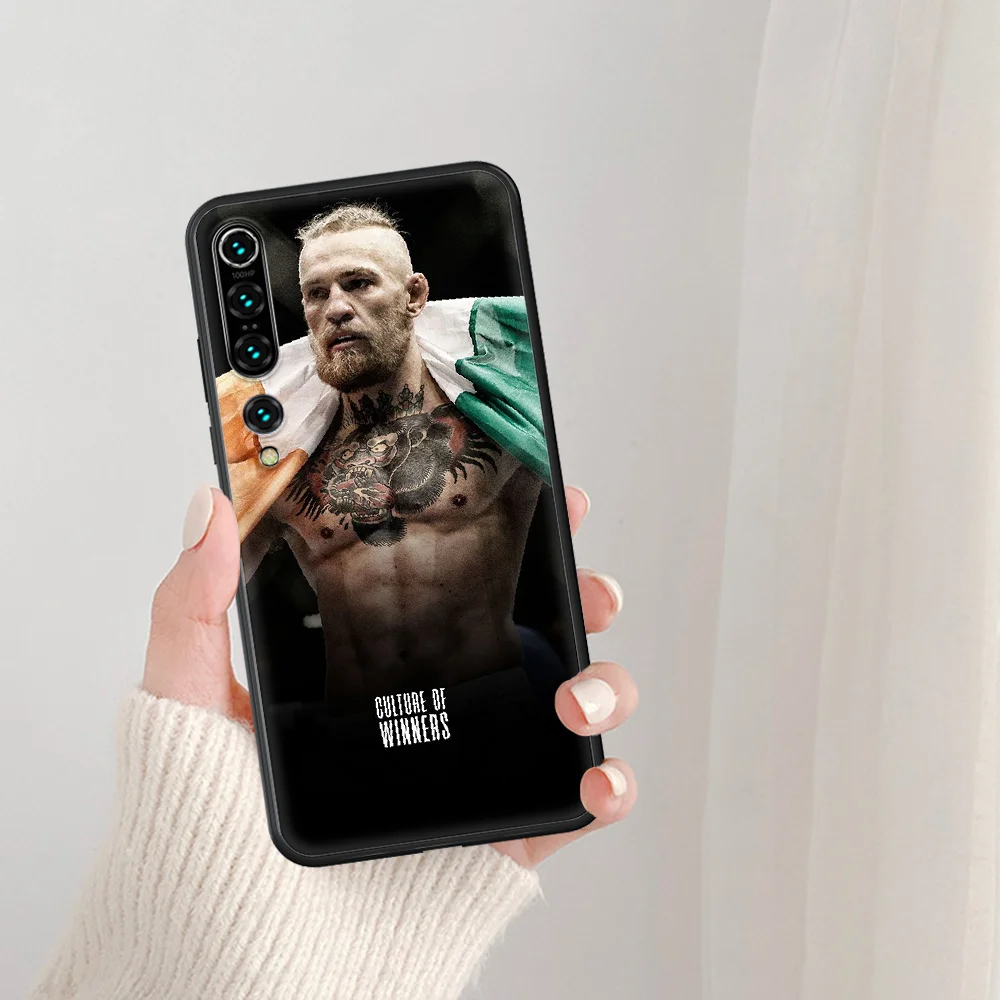 

Conor McGregor Irish Fighter Phone Case For Xiaomi Mi Note 10 A3 9 MAX 3 A2 8 9 Lite Pro Ultra black Waterproof Fashion Funda 3D