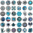 6 шт.лот Новинка 18 мм Кнопка оснастка ювелирной любят цветок Starfish в виде морского конька, Скорпион Дельфин Металлический Кнопки Fit 20 мм 18 мм оснастки браслет