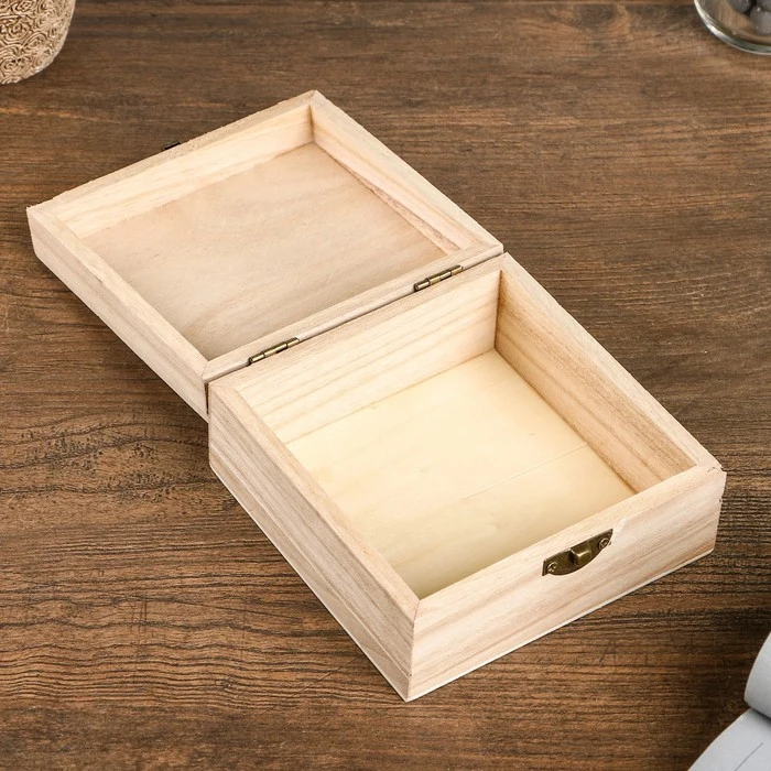 Шкатулка дерево для росписи &quotЕловый лес&quot 6х12х12 см