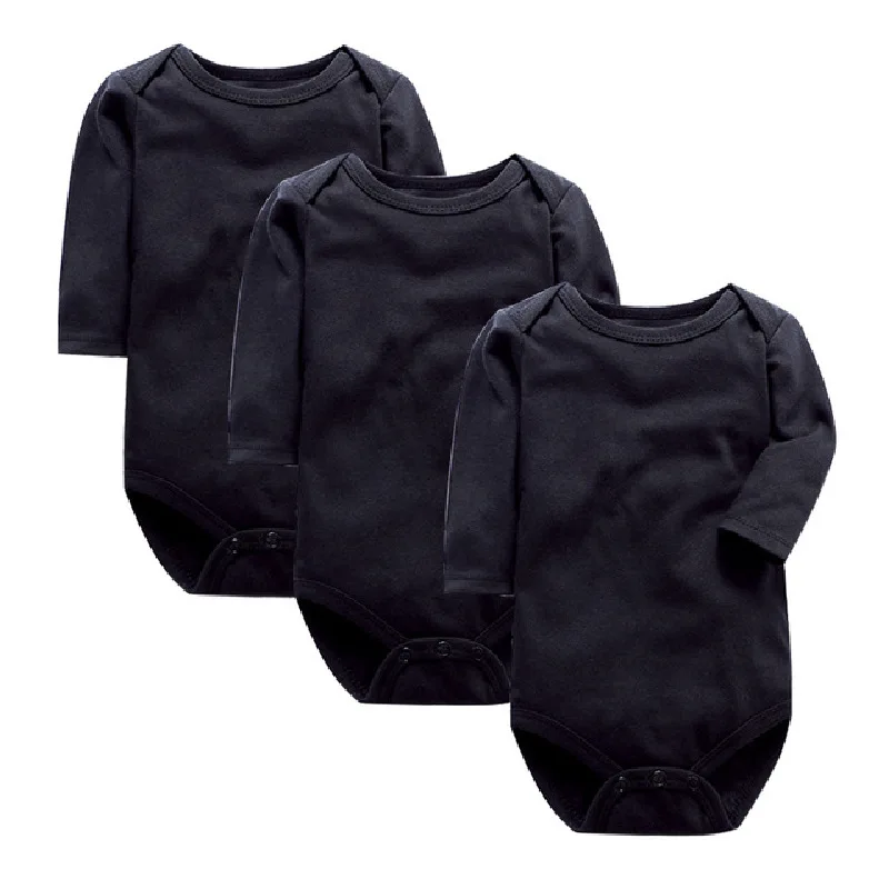Боди для новорожденных мальчиков хлопковый комбинезон с длинными рукавами