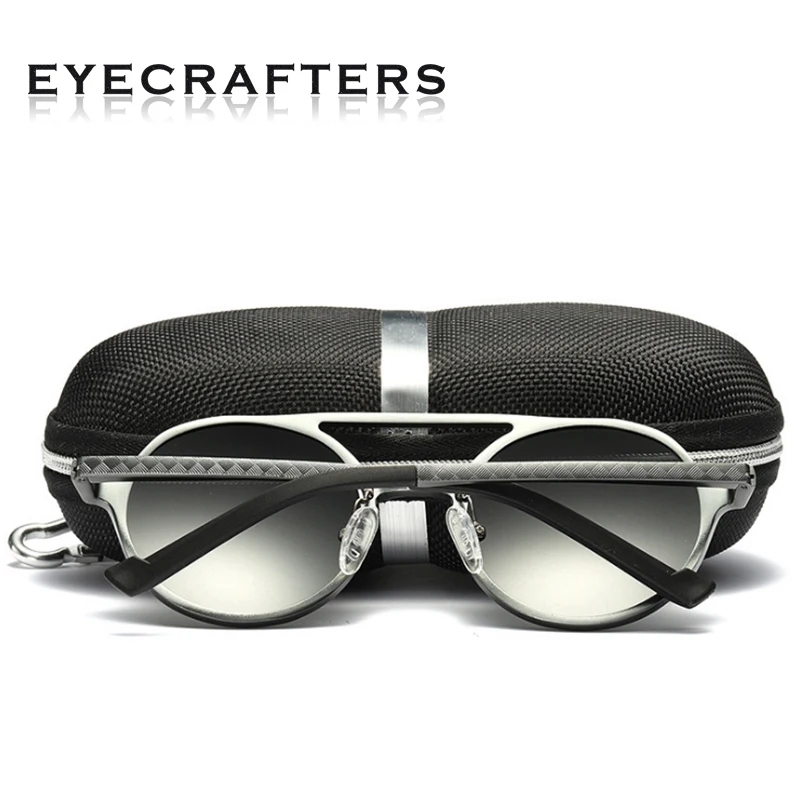 Новинка мужские поляризованные солнцезащитные очки в стиле панк винтажные