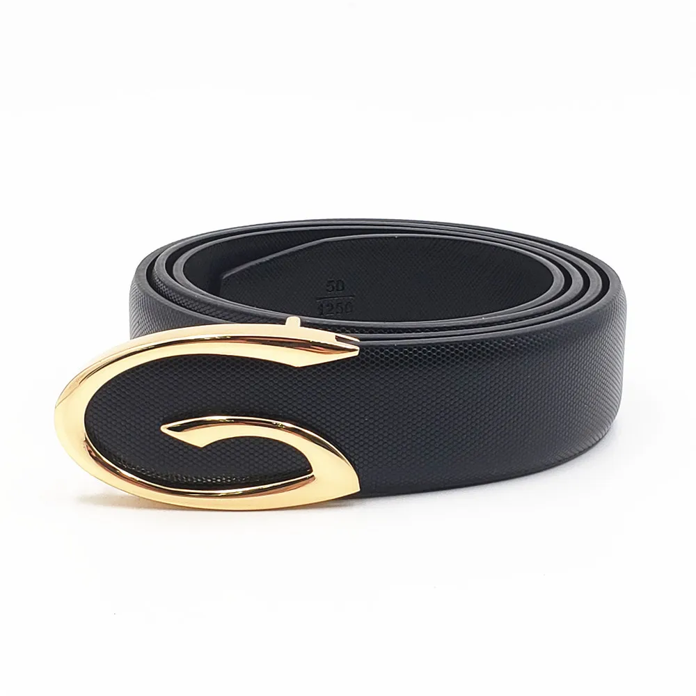 Ремень мужской из натуральной воловьей кожи модный дизайнерский пояс с