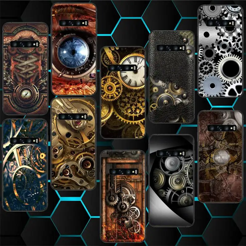 

Steampunk Machine Gears Phone Case for Galaxy J2pro J4 J5 J6 J7 J5prime J72016 J82018 M10 M20 M30 funda Cover