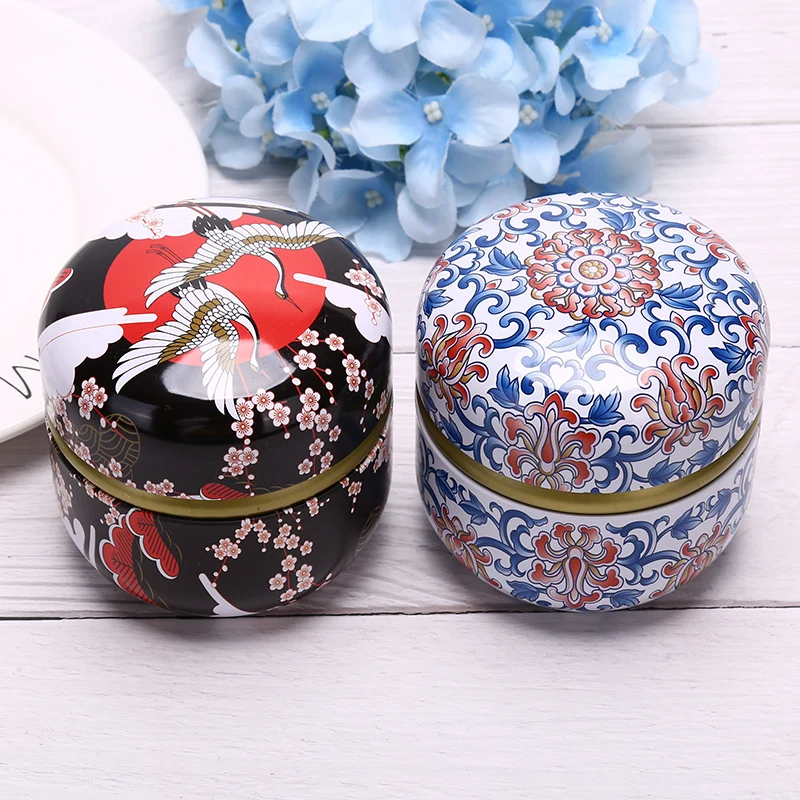 

Универсальный Металлический Мини-резервуар, круглая влагостойкая кофейная канистра, дорожная коробка, портативная дорожная коробка для цв...