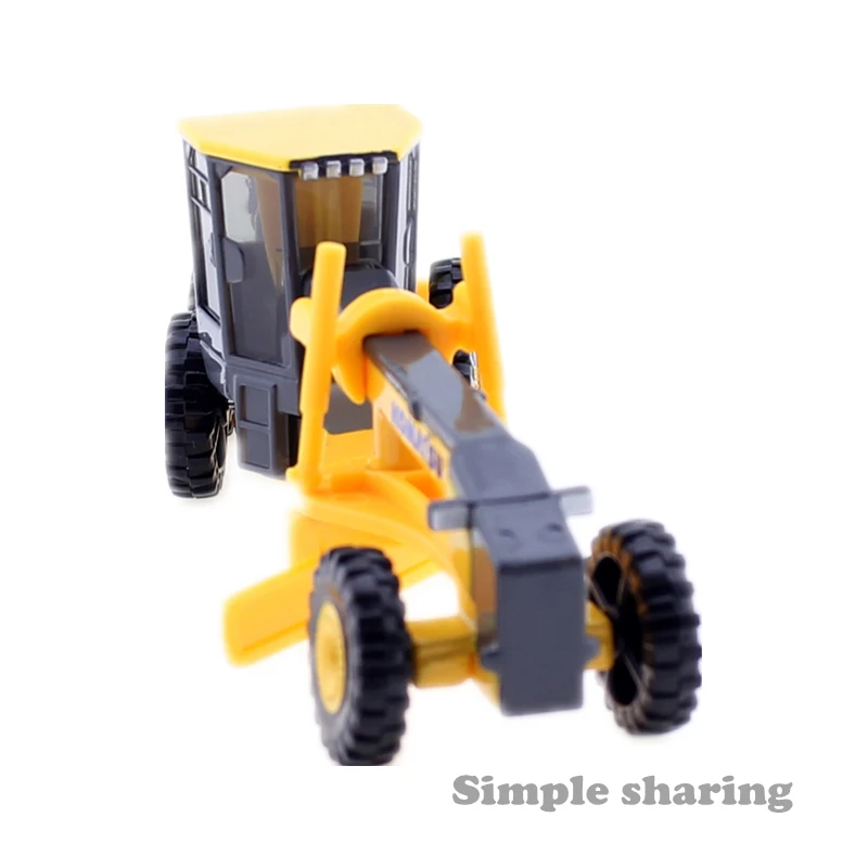 Автогрейдер Tomica длинного типа No.140 модель автомобиля Komatsu 1/81 Takara Tomy металлическая