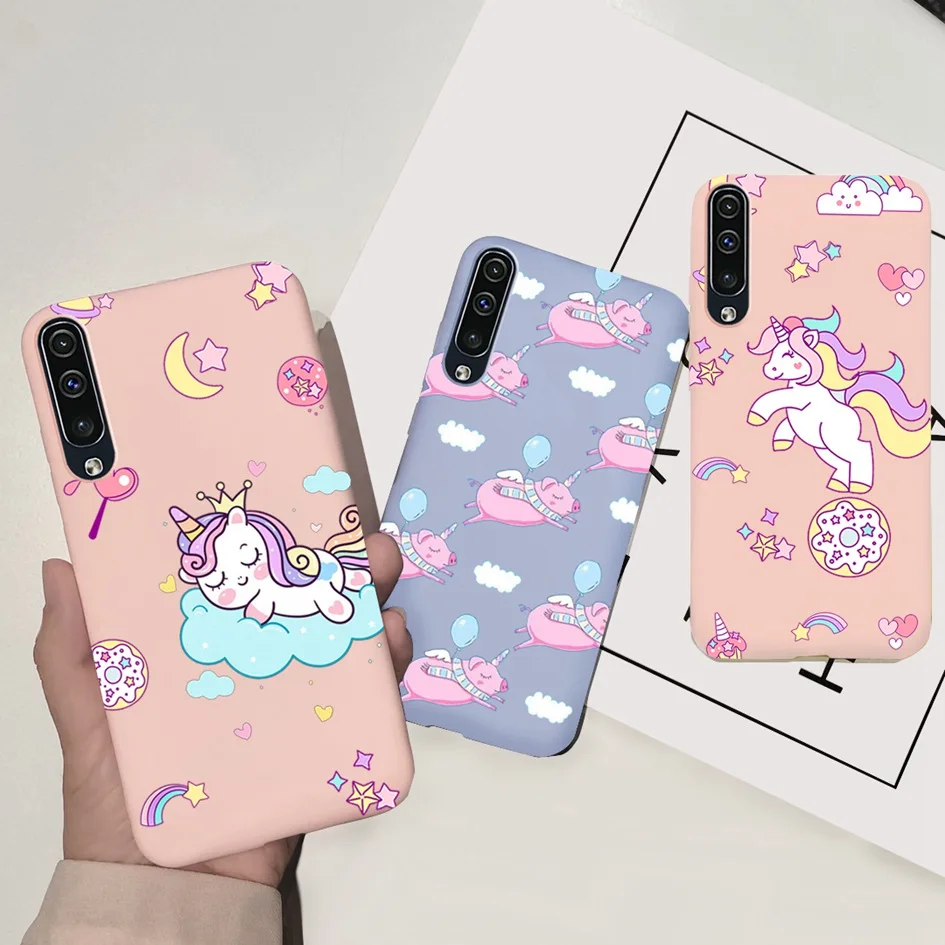 Чехол для Samsung Galaxy A70 70 A705 A705F SM чехол матовый Мягкий силиконовый Матовые чехлы