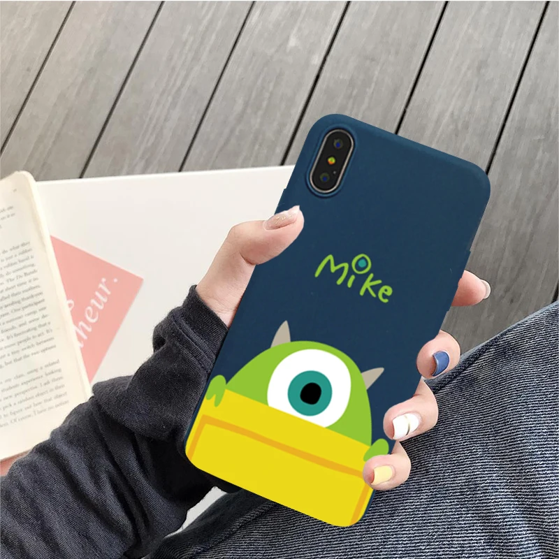 Чехлы для iPhone 8 XS MAX XR X 7 6 6s Plus Monsters университетский Мягкий силиконовый чехол для телефона