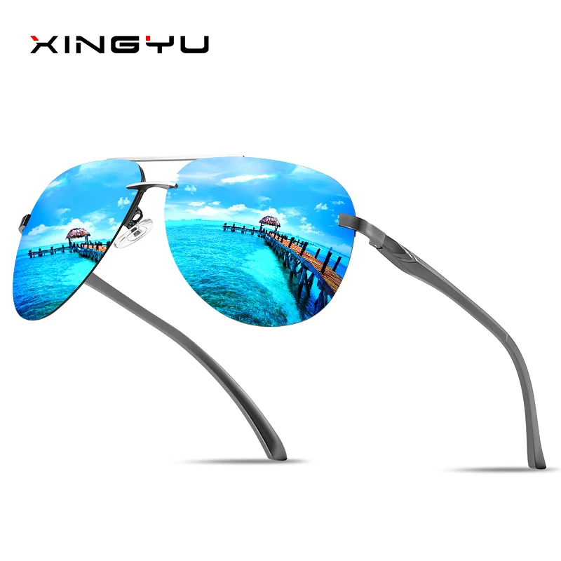 

XINGYU retro pilot mens sunglasses brand designer men polarized shades for women sun glasses 2020 sunglases gafas de sol hombre