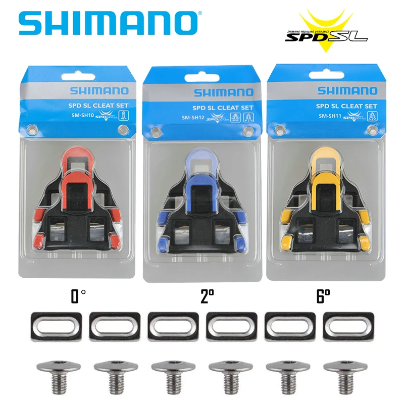 SHIMANO-calas Para pedales de bicicleta de carretera, accesorios originales para bicicleta de...
