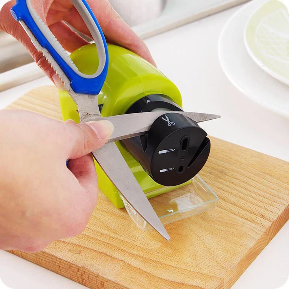 

Cordless Knife Sharpener Electric Grinder Powerful Kitchen Knife Sharpening Stone Automatic Knife Sharpening Tools