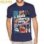 Футболка мужская из чистого хлопка, с коротким рукавом и круглым вырезом