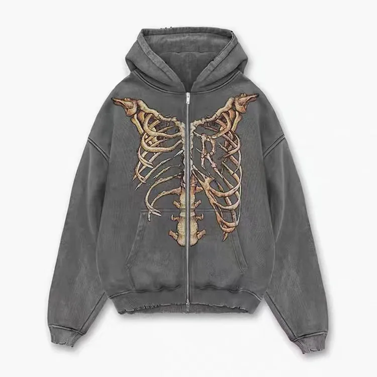 Винтажная толстовка с капюшоном Мужская/Женская 1:1 | Мужская одежда