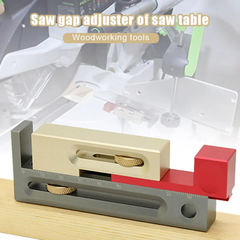 Woodworking Gap Gauge Table Saw Slot Adjuster Sawtooth Seam Depth Ruler for Woodworker Designer Max Measuring 50cm CLH@8 | Инструменты