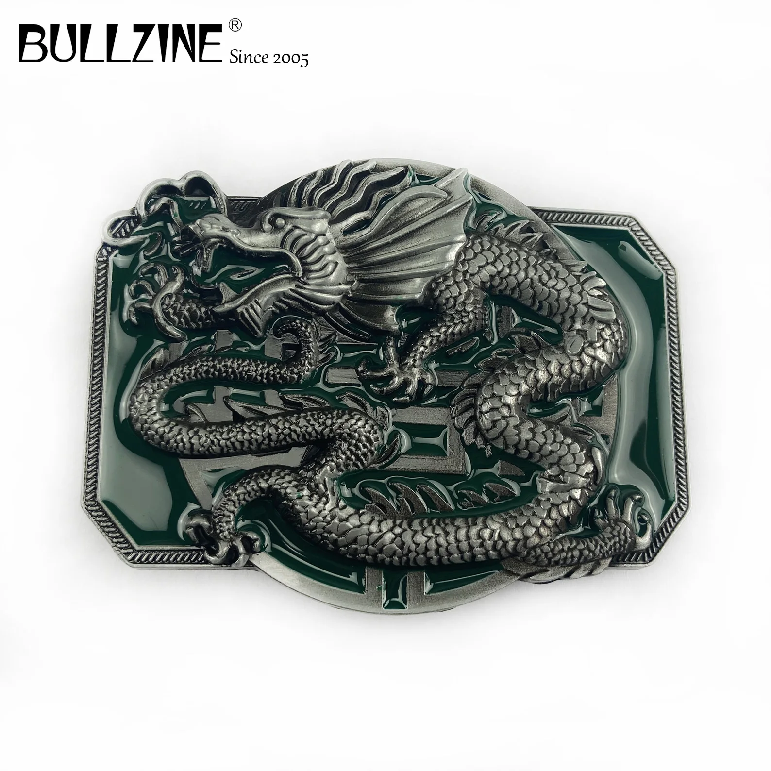 В Bullzine дракон пряжки ремня с оловянной отделкой FP-03071-2 подходит для детей на