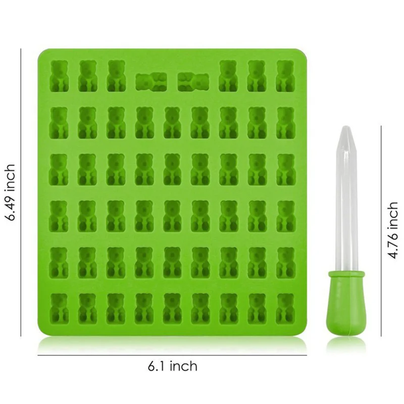 Силиконовая форма для конфет и желейных с маленьким медведем поддона ледяной